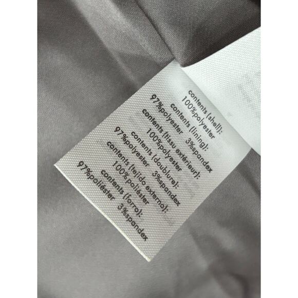 NWT Rachel Parcell Girls Silver Sequin Elastic Waist Lined Mini Skirt Size 4 - Picture 9 of 9